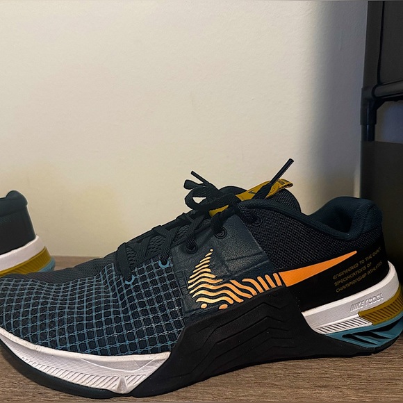 Nike Metcon 8 Training Gym Shoes Armory Navy Arctic Orange DO9328-401 - Picture 10 of 16